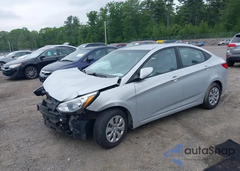 2017 Hyundai Accent Se из США, поврежденный, VIN KMHCT4AE1HU196374